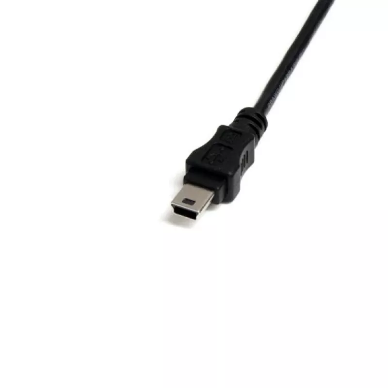 StarTech.com 30 cm Mini USB 2.0 laidas – USB A į Mini B (vyriška/moteriška), 0,48 Gbit/s, juoda