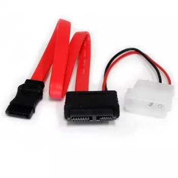 StarTech.com 12 colių Slimline SATA į SATA adapteris su LP4 maitinimo laidu