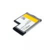 StarTech.com 2 prievadų ExpressCard 54mm USB 3.0 adapteris su UASP palaikymu, įleidžiamas montavimas