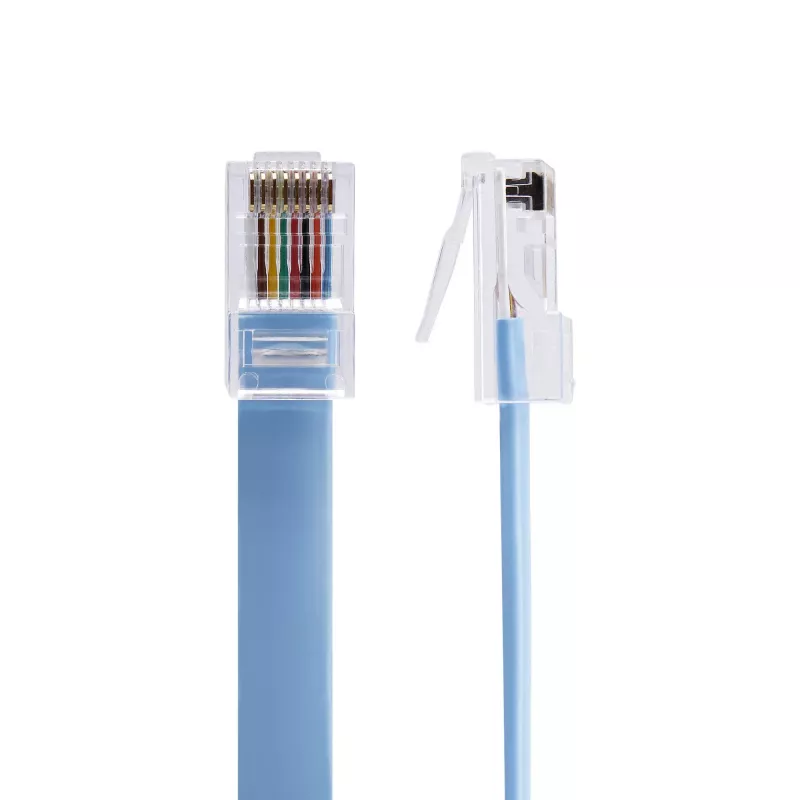 StarTech.com 6 pėdų Cisco konsolės apverstas kabelis - RJ45 vyriškas/vyriškas, 1,8 m, RJ-45, RJ-45, mėlyna