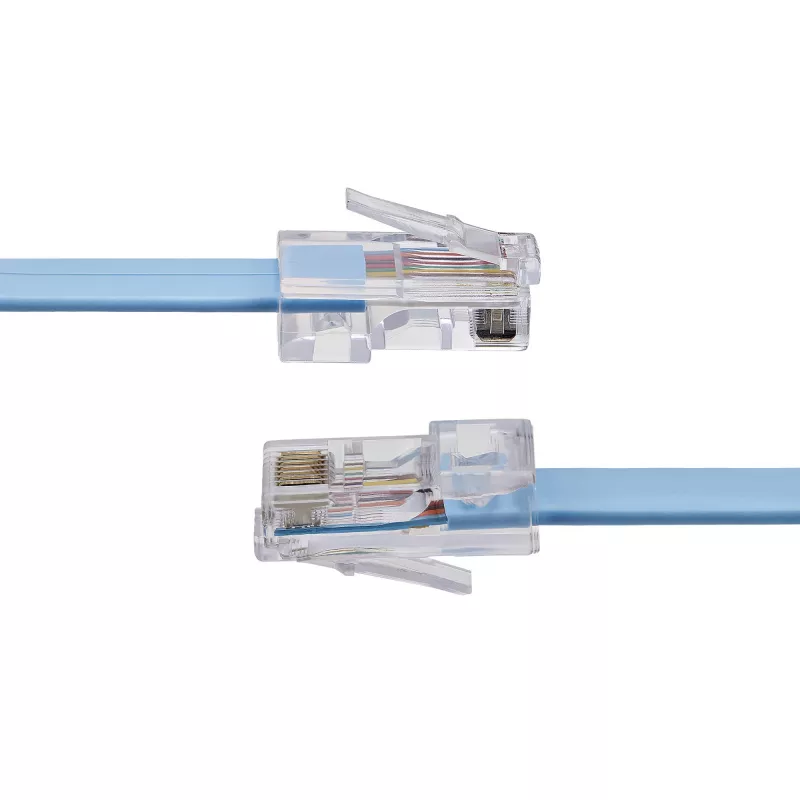 StarTech.com 6 pėdų Cisco konsolės apverstas kabelis - RJ45 vyriškas/vyriškas, 1,8 m, RJ-45, RJ-45, mėlyna