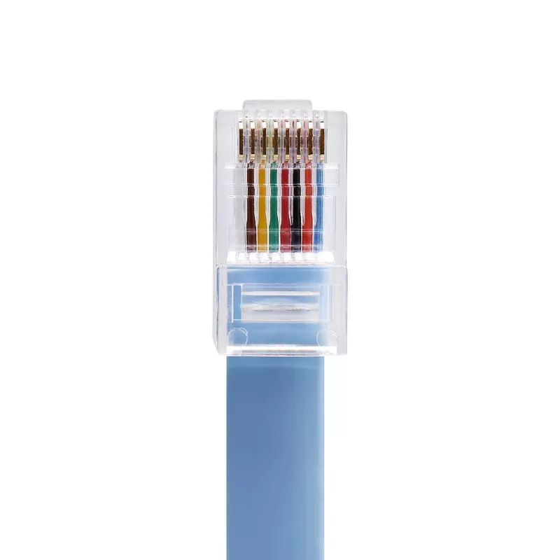 StarTech.com 6 pėdų Cisco konsolės apverstas kabelis - RJ45 vyriškas/vyriškas, 1,8 m, RJ-45, RJ-45, mėlyna