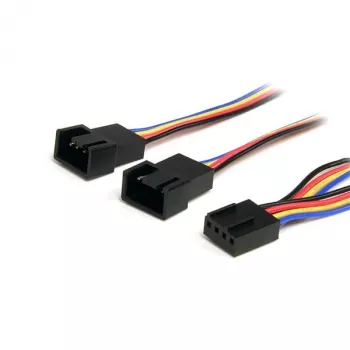 StarTech.com 12 colių 4 kontaktų ventiliatoriaus maitinimo šakotuvas F/M, Molex (4 kontaktų), Molex (4 kontaktų), 0,31 m, vyriškas, moteriškas, įvairiaspalvis