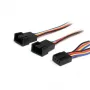 StarTech.com 12 colių 4 kontaktų ventiliatoriaus maitinimo šakotuvas F/M, Molex (4 kontaktų), Molex (4 kontaktų), 0,31 m, vyriškas, moteriškas, įvairiaspalvis