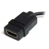 StarTech.com Micro HDMI į HDMI adapteris - 4K 30Hz vaizdas - patvarus greitas Micro HDMI Type-D į HDMI 1.4 keitiklis/kabelio adapteris - Ultra HD HDMI monitoriams, TV ir ekranams - M/F