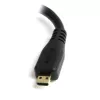 StarTech.com Micro HDMI į HDMI adapteris - 4K 30Hz vaizdas - patvarus greitas Micro HDMI Type-D į HDMI 1.4 keitiklis/kabelio adapteris - Ultra HD HDMI monitoriams, TV ir ekranams - M/F