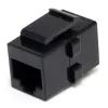 StarTech.com Cat6 RJ45 Kištukinė jungtis tinklui – F/F, juoda