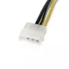 StarTech.com 6 colių LP4 į 8 kontaktų PCI Express vaizdo plokštės maitinimo adapteris