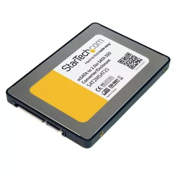 StarTech.com 2,5 colio SATA į Mini SATA SSD adapterio korpusas, sidabrinis