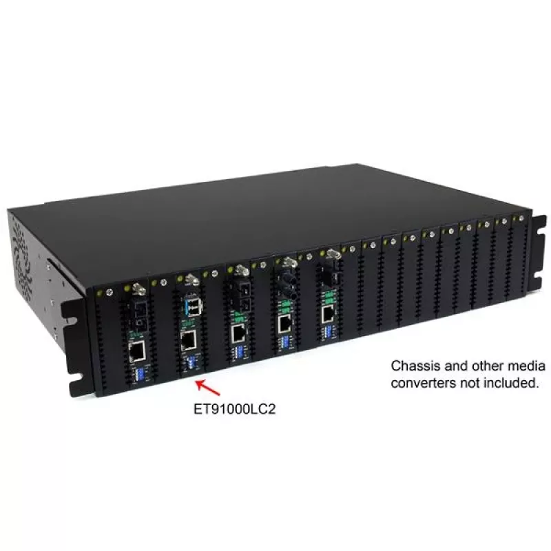 StarTech.com Gigabit šviesolaidinis keitiklis 1000Mbps MM LC 550m