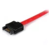 StarTech.com 0,3 m SATA ilginimo laidas, 0,3 m, SATA III, SATA 7 kontaktų, SATA 7 kontaktų, Vyriškas/Moteriškas, Juoda, Raudona