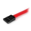 StarTech.com 0,3 m SATA ilginimo laidas, 0,3 m, SATA III, SATA 7 kontaktų, SATA 7 kontaktų, Vyriškas/Moteriškas, Juoda, Raudona