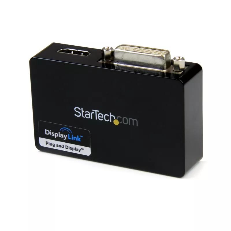 StarTech.com USB 3.0 į HDMI / DVI adapteris - 2048x1152, 3.2 Gen 1 (3.1 Gen 1), USB Type-B, DVI išvestis, HDMI išvestis