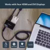 StarTech.com USB 3.0 į HDMI / DVI adapteris - 2048x1152, 3.2 Gen 1 (3.1 Gen 1), USB Type-B, DVI išvestis, HDMI išvestis