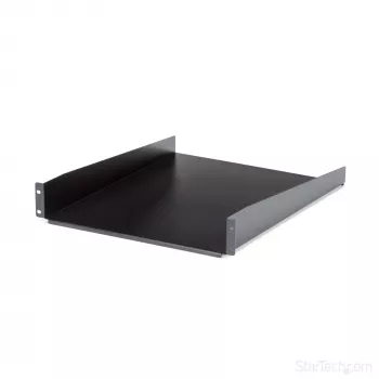 StarTech.com CABSHELF22 2U fiksuota lentyna serverio stovui – 22 colių gylio, juoda