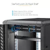 StarTech.com CABSHELF22 2U fiksuota lentyna serverio stovui – 22 colių gylio, juoda