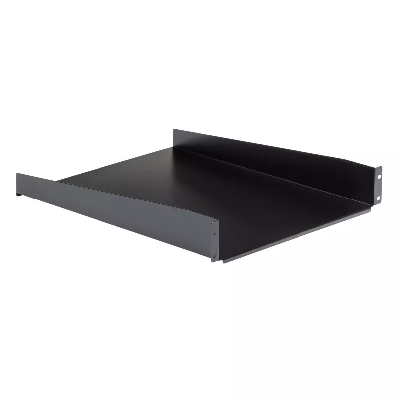 StarTech.com CABSHELF22 2U fiksuota lentyna serverio stovui – 22 colių gylio, juoda