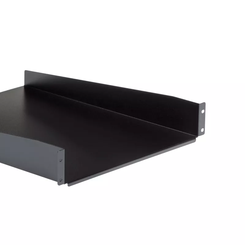 StarTech.com CABSHELF22 2U fiksuota lentyna serverio stovui – 22 colių gylio, juoda