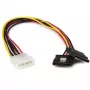 StarTech.com 12 colių LP4 į 2x fiksuojančius SATA maitinimo Y skirstytuvas - 4 kontaktų LP4 į dvigubą SATA