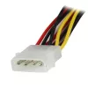 StarTech.com 12 colių LP4 į 2x fiksuojančius SATA maitinimo Y skirstytuvas - 4 kontaktų LP4 į dvigubą SATA