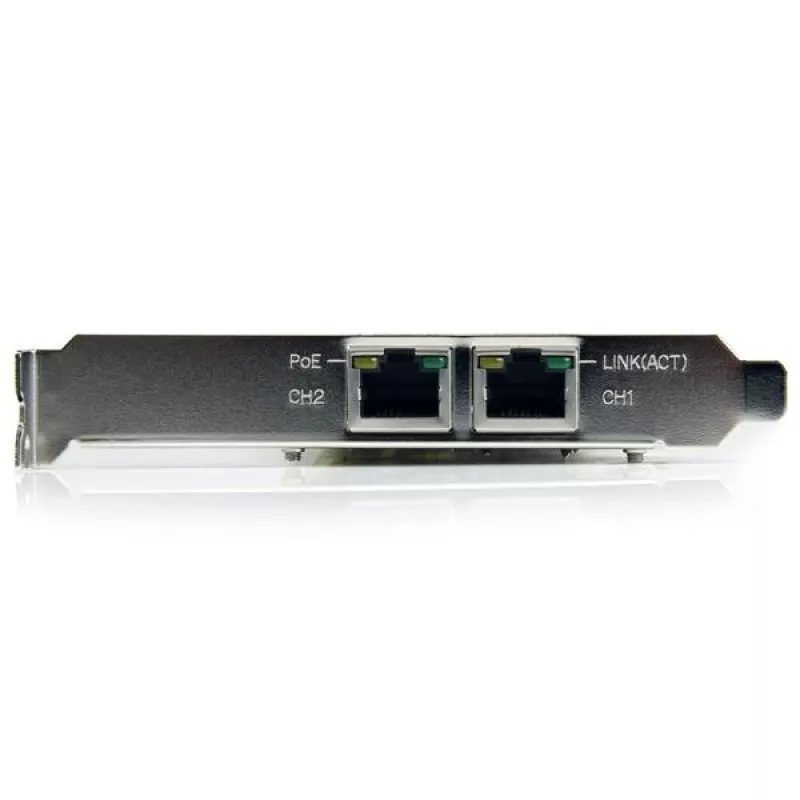 StarTech.com ST2000PEXPSE Dviejų prievadų PCI Express Gigabit Ethernet tinklo plokštė su PoE/PSE