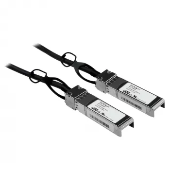 StarTech.com Cisco SFP-H10GB-CU5M suderinamas 5 m 10G SFP+ tiesioginio prijungimo varinis kabelis Twinax – 10GbE SFP+ varinis DAC 10 Gbps mažos galios pasyvus mini GBIC siųstuvas-imtuvas, tinkamas Firepower ASR920 ASR9000