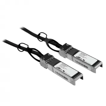 StarTech.com SFP-H10GB-CU3M suderinamas 3 m 10G SFP+ tiesioginio prijungimo varinis kabelis Twinax – 10GbE SFP+ varinis DAC 10 Gbps mažos galios pasyvus Mini GBIC siųstuvas-imtuvas modulis DAC Firepower ASR920 ASR9000
