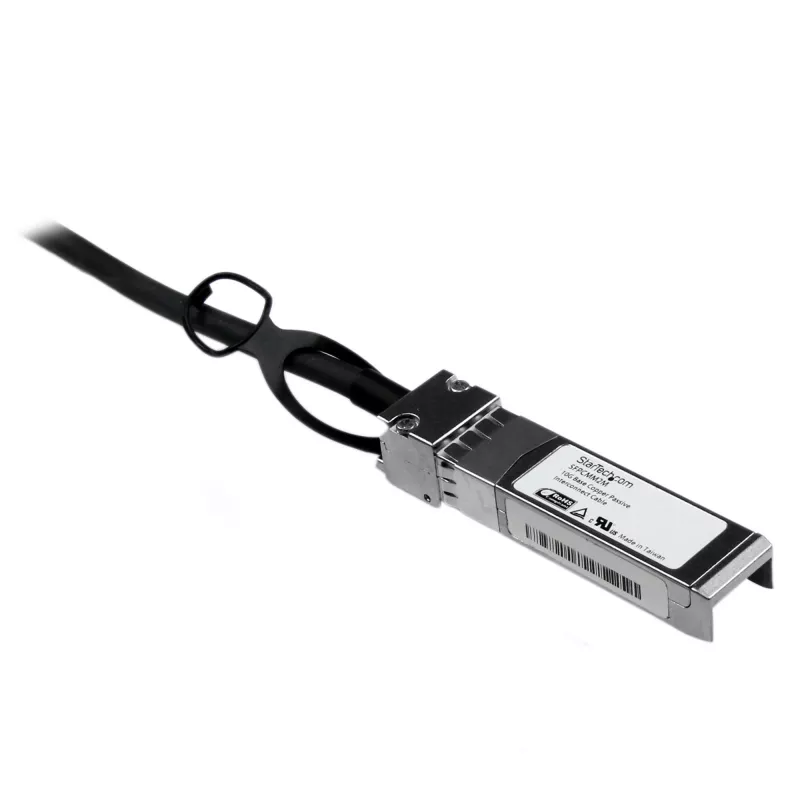 StarTech.com Cisco SFP-H10GB-CU2M suderinamas 2 m 10G SFP+ į SFP+ tiesioginio prijungimo varinis Twinax kabelis - 10GbE SFP+ varinis DAC 10 Gbps mažos galios pasyvus Mini GBIC/keitiklio modulis DAC Firepower ASR920 ASR9000