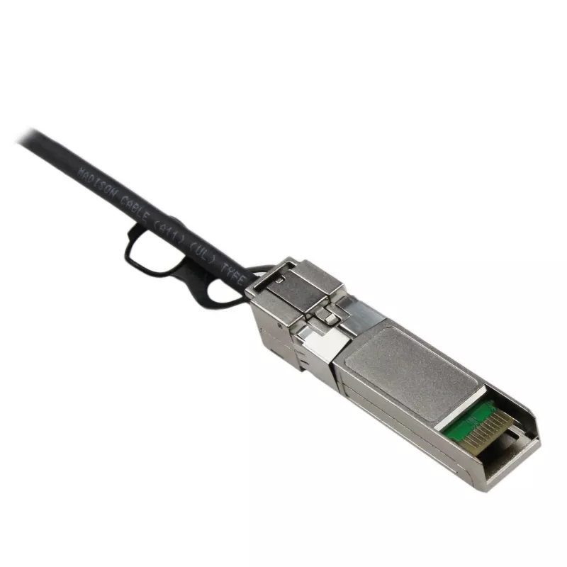 StarTech.com Cisco SFP-H10GB-CU2M suderinamas 2 m 10G SFP+ į SFP+ tiesioginio prijungimo varinis Twinax kabelis - 10GbE SFP+ varinis DAC 10 Gbps mažos galios pasyvus Mini GBIC/keitiklio modulis DAC Firepower ASR920 ASR9000