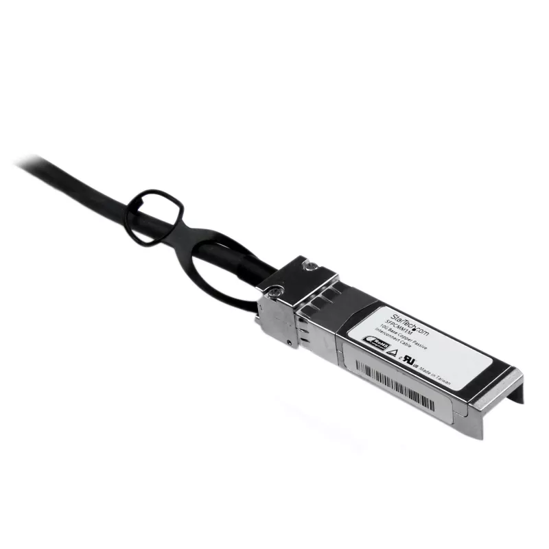 StarTech.com Cisco SFP-H10GB-CU1M suderinamas 1m 10G SFP+ į SFP+ tiesioginio prijungimo kabelis Twinax - 10GbE SFP+ varinis DAC 10 Gbps mažos galios pasyvus Mini GBIC/keitiklio modulis DAC Firepower ASR920 ASR9000