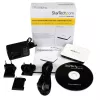 StarTech.com USB 3.0 į Gigabit Ethernet tinklo adapteris su 3 prievadų USB centru - Baltas