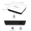 StarTech.com USB 3.0 į Gigabit Ethernet tinklo adapteris su 3 prievadų USB centru - Baltas