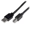 StarTech.com 65ft (20m) aktyvus USB 2.0 A į B laidas, ilgas USB laidas, USB spausdintuvo laidas, 1x USB A (kištukas), 1x USB B (kištukas), juodas