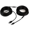 StarTech.com 65ft (20m) aktyvus USB 2.0 A į B laidas, ilgas USB laidas, USB spausdintuvo laidas, 1x USB A (kištukas), 1x USB B (kištukas), juodas