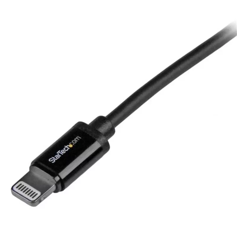 StarTech.com 1 m USB į Lightning laidas - iPhone / iPad / iPod įkrovimo ir sinchronizavimo laidas - greitas įkrovimas - Apple MFi sertifikuotas - juodas