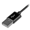 StarTech.com 1 m USB į Lightning laidas - iPhone / iPad / iPod įkrovimo ir sinchronizavimo laidas - greitas įkrovimas - Apple MFi sertifikuotas - juodas
