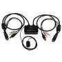 StarTech.com 2 prievadų USB HDMI KVM jungiklis su garsu ir nuotoliniu valdymu – maitinamas per USB