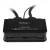 StarTech.com 2 prievadų USB HDMI KVM jungiklis su garsu ir nuotoliniu valdymu – maitinamas per USB