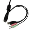 StarTech.com 2 prievadų USB HDMI KVM jungiklis su garsu ir nuotoliniu valdymu – maitinamas per USB