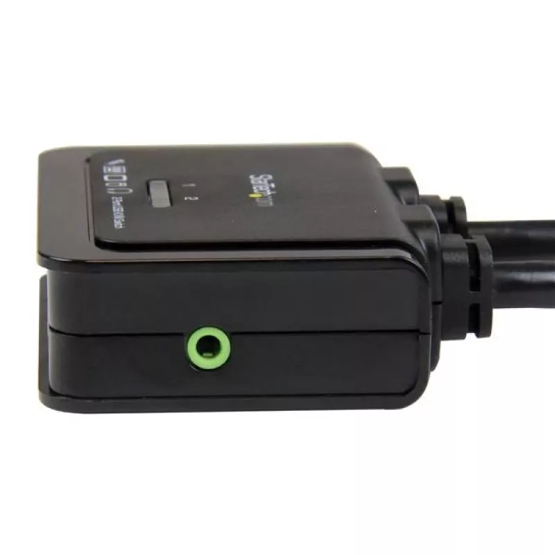 StarTech.com 2 prievadų USB HDMI KVM jungiklis su garsu ir nuotoliniu valdymu – maitinamas per USB