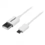 StarTech.com 0,5 m balta Micro USB laidas - A į Micro B