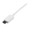 StarTech.com 0,5 m balta Micro USB laidas - A į Micro B