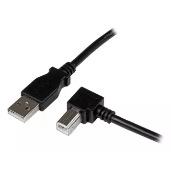 StarTech.com 1 m USB 2.0 A į stačiu kampu B laidas - vyriški/vyriški
