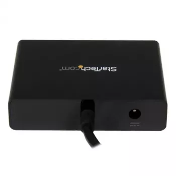 StarTech.com 3 prievadų kelių monitorių adapteris – DisplayPort 1.2 MST centras iki dviejų 4K 30Hz ir vieno 1080p – vaizdo skirstytuvas išplėstiniam darbalaukiui tik „Windows“ kompiuteriuose – DP į 3x DP monitorius