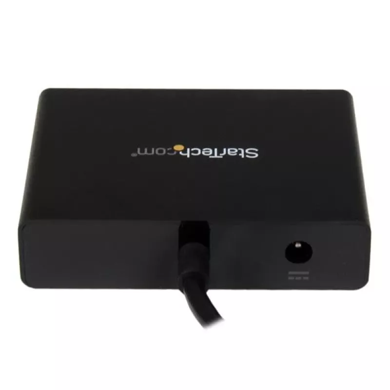 StarTech.com 3 prievadų kelių monitorių adapteris – DisplayPort 1.2 MST centras iki dviejų 4K 30Hz ir vieno 1080p – vaizdo skirstytuvas išplėstiniam darbalaukiui tik „Windows“ kompiuteriuose – DP į 3x DP monitorius