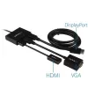 StarTech.com 3 prievadų kelių monitorių adapteris – DisplayPort 1.2 MST centras iki dviejų 4K 30Hz ir vieno 1080p – vaizdo skirstytuvas išplėstiniam darbalaukiui tik „Windows“ kompiuteriuose – DP į 3x DP monitorius