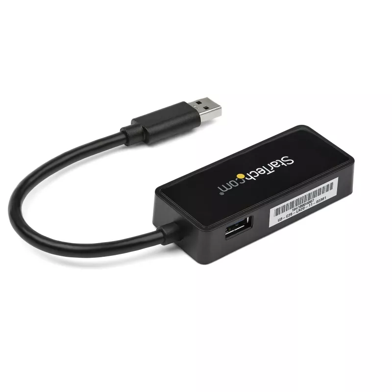 StarTech.com USB 3.0 į Gigabit Ethernet adapteris su USB prievadu - juodas