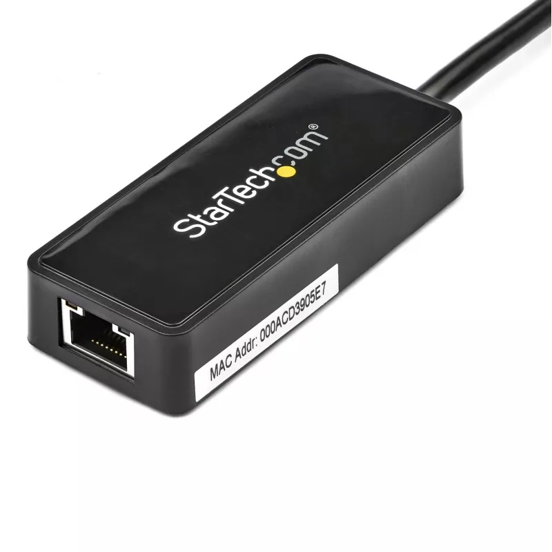 StarTech.com USB 3.0 į Gigabit Ethernet adapteris su USB prievadu - juodas