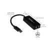StarTech.com USB 3.0 į Gigabit Ethernet adapteris su USB prievadu - juodas