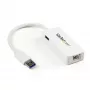 StarTech.com USB 3.0 į Gigabit Ethernet adapteris su USB prievadu - Baltas